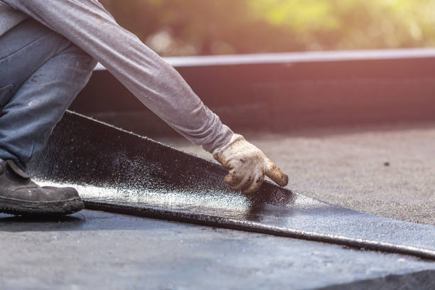 Professional Basement Waterproofing technician working in Montezuma, IN